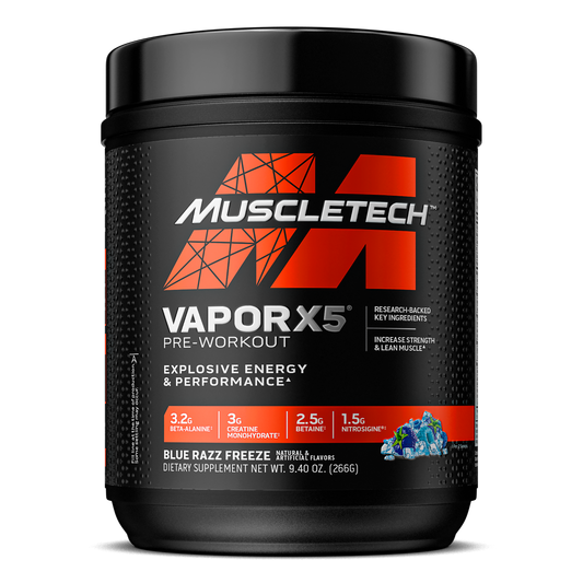 MuscleTech Vapor X5 Blue Razz Freeze 266g